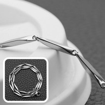 남자 체인 목걸이 대나무 4mm 후원 백금 반지 목걸이줄 남대 문주 얼리 곰돌이 cd ×424Je