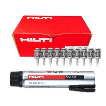힐티 HILTI GX120용 GX3용 가스캔 GC22 GC42 + 가스핀 X-C G3 MX 20mm 27mm(1200발), [선택5] GC42+가스핀 X-C 20mm(1200발)