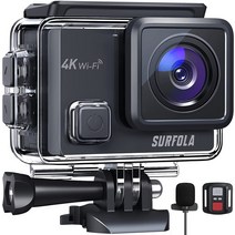 액션 카메라 4K Wi-Fi - 40M 방수 수중 카메라 오토바이 헬멧 카메라 지원 128G TF 카드 다이빙 라이딩 하, 01 helmet camera