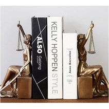 정의의 여신상 인테리어 거실 장식품 엔틱 소품 변호사 사무실 로스쿨 장식품, 73cm 구리