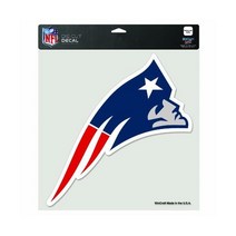 WinCraft 868313 NFL New England Patriots 8by8 Inch Diecut Colored Decal