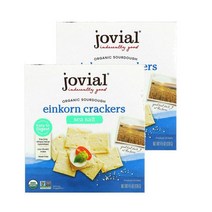 조비알 사워도우 아인콘 크래커 바다 소금 128g 2팩 Jovial Sourdough Einkorn Crackers Sea Salt