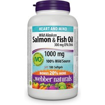 웨버네추럴 살몬 피쉬오일 1000mg 180정