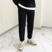 데일트 남자 밴딩 스판 10부 면바지