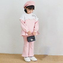 몽콕 여아 기모 삔딱 부츠컷 바지