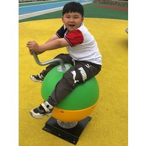 놀이터 기구 스프링 흔들목마 흔들그네 용수철 의자, 블루 회전의자