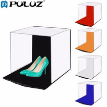 포토스튜디오 포토박스 포토부스 40x40cm 16 인치 사진 스튜디오 상자 소프트 박스 휴대용 접이식 촬영 텐트 키트 배경 5 개 포함