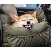 차시트 애견 강아지 카시트 고양이 대형 자동차시트 퍼피 극세사, D 네이비 코듀라