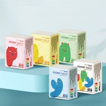 한예지 휴대용 미니 포켓 티슈 화장지 10매 500개입