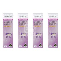 Healthy Care Lanolin Cream Vitamin E 헬시케어 라놀린 비타민 크림 튜브형 30g 4팩