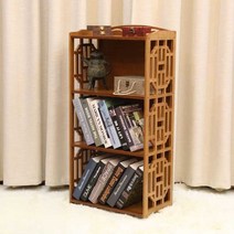 사방탁자 엔틱 고가구 한옥 인테리어 원목진열장, 8각격자 3층  52CM