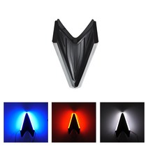 야마하 XMAX 엑스맥스 X맥스 튜닝 프론트 어퍼 LED 헤드라이트 V라이트 22년식 까지, 블루, 1개