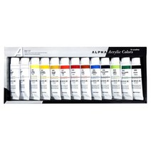 알파 아크릴물감 20ml 13색