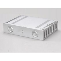 W361 H85 D270 샌드 블라스트 알루미늄 통풍 도금 섀시 하이 엔드 리어 클래스 DIY 파워 앰프 공급 쉘 프리 앰프 PSU DAC, Version 2