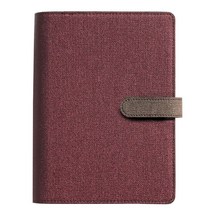 GO2shop GO2shop_ 바인더다이어리 6공다이어리커버 빈티지일기장 가죽노트 +★뼑쪸, ★선택* 웍스 6공바인더 다이어리 템플라도 버건디-미디, 이제품주문★