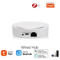 Tuya-ZigBee 3.0 유선 게이트웨이 허브 스마트 라이프 앱 무선 원격 제어 홈 브릿지 알렉사 구글 앨리스와, 02 Wired Gateway 2