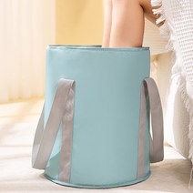 접이식 족욕통 발마사지 종아리 붓기 습식 족욕기 풋케어 발찜질 족욕탕, A타입, 소형_핑크, 1개