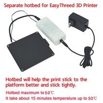 3D프린터 키트 고정밀 프린트 헤드 필라멘트 PLA 3DWOX 재료 Easythreed 핫베드 X1 X2 K1K2 K7K6 K10 K9 나노 플러스 미니 미키 DORA 3D 프린, 1.K6