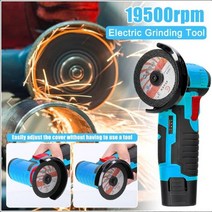 전기원형톱 트랙 커팅 목재 금속 타일 커터무선 전기 앵글 그라인더 12V 19500rpm 그라인딩 도구 충전, 11 12Pcs HSS Disc
