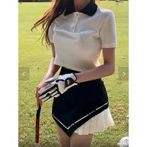 여성 크롭티 랩스커트 2피스 세트