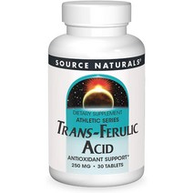 소스내츄럴스 Trans-페룰산 250mg 30정