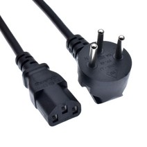 전기 커넥터 전기선 IEC C13 여성 PDU UPS 전원 케이블 코드 PC 컴퓨터 모니터 프린터 tv에 대 한 1.5M 이스라엘 SI-32 3 핀 플러그