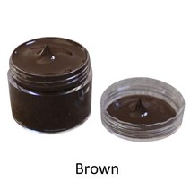 쪽염색 천염색물감 패브릭 섬유 모자 중간 갈색 가죽 염료 페인트 유성 DIY 전문 공예 가방 소파 신발 수, 10 Brown