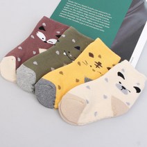 키즈노리 쥬시파일 4족 아동 겨울양말/유아/어린이/선물/생일