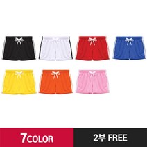 {아율원길}_여자 밴딩 2선반바지(7color) 헬스복 반체반바지 체육복바지 반바지 트레이닝팬츠_아율원Ruwan+!EA