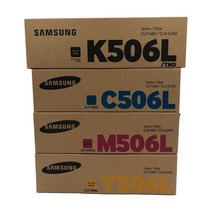 삼성 정품토너 CLT-K506L~CLT-Y506L CLP 680ND 검정+파랑+빨강+노랑 검정6000매/컬러3500매, 1개