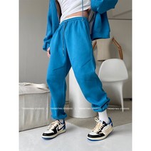 캐쥬얼 트레이닝 긴바지 TRENDYWU 손수 심플 보기좋다 사계절 스타일 와이드 루즈핏 이지 조거 매니쉬 3845439627
