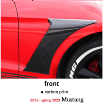 외부 커스텀 튜닝 장식 포드 머스탱 6세대, front - carbon print