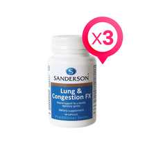[샌더슨]렁 앤 컨제스션 FX(폐건강) 60정X3개