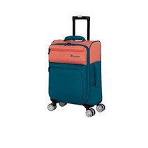 It luggage Duo-tone 55.9cm(22인치) 소프트사이드 기내용 8륜 스피너 푸시아 레드 / 자석 Luggage 듀오 톤 휴대용 스피너 480560