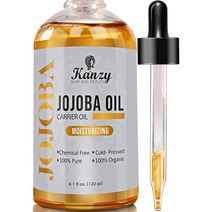 칸지 100% 호호바 오일 헤어 스킨용 120ml 1 팩 Kanzy Jojoba Oil for Hair Skin