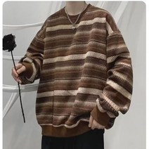 남성 스웨터 캐주얼 남친코디 오버사이즈 데일리룩 풀오버 빅사이즈 럭셔리