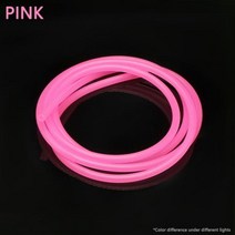 1 미터 ID 2 3 4 5 6 7 8 9 10 mm 실리콘 튜브 유연한 고무 호스 식품 등급 청량 음료 파이프 물 커넥터 다채로운 색상, Pink_ID 1mm OD 2mm