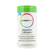 Rainbow Light 마그네슘 칼슘 포뮬라 90정, 90개, 1개