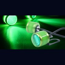 오토바이 주행등 미니 싸이키 경광등 그린 2P 안전운전 데이라이트 조명 튜닝 배달차