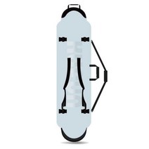 스키 보드 부츠 가방 스노우 백팩 보호 커버 스크래치 방지 플레이트 스킨 케이스 스포츠 휴대, 160-BBblue