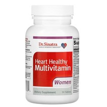 닥터시나트라 심장건강 여성용 멀티비타민 종합비타민 90정 티아민 리보플라빈 엽산 판토텐산 아연 루테인