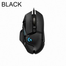로지텍 프로테우스 스펙트럼 게이밍 유선마우스 G502 RGB, 검정