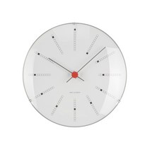 [무료배송당일]아르네야콥센 BANKERS 1971 WALL CLOCK 21cm 화이트/블랙, 화이트