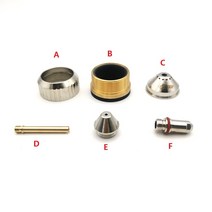 납땜인두기 FY-XF300H 물 냉각 CNC 플라즈마 토치 쉴드 컵 화웨이 커터 FX-300, 01 A O Cup X 2PCS
