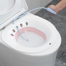 [P1N] 접이식 가정용 좌욕기 버블 좌욕 대야 / 가정용좌욕기 임산부좌욕기 이동좌욕기 휴대용좌욕기 좌욕대야 접이식좌욕기 셀프좌욕기 ( P1N / 75918EA ), 그레이-펌프포함, 본상품선택