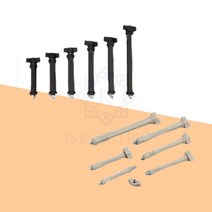 P카바볼트 P-COVER 지지대 나비너트 포함 전사이즈, 아이보리(Ivory), P카바볼트-95-1