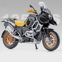 모형 오토바이 바이크 장식품 피규어 다이캐스트 미니어쳐 1:12 BMW R1250GS 합금 레이싱 오토바이 모델, 01 R1250 yellow no box