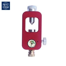 어댑터 다이빙 스쿠버 실린더 미니산소통 범용 커넥터, 수폐전환헤드-적색-기압계 포함