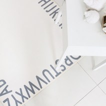 타임투데코 알파벳 디자인 아이방 러그 카페트