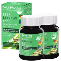 데일리프로 프리미엄 초록입홍합 골드 플러스, 60정, 2개